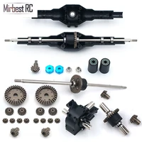 newest metal upgrades wltoys 12428 12423 12628 rc car spare part upgrade metal front rear differential gear set 12428 00910133