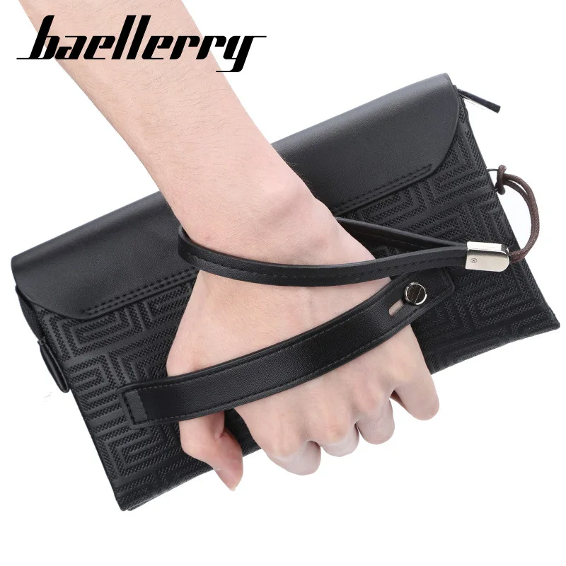 Кошелек Baellerry мужской длинный из искусственной кожи на молнии 2019 | Багаж и сумки