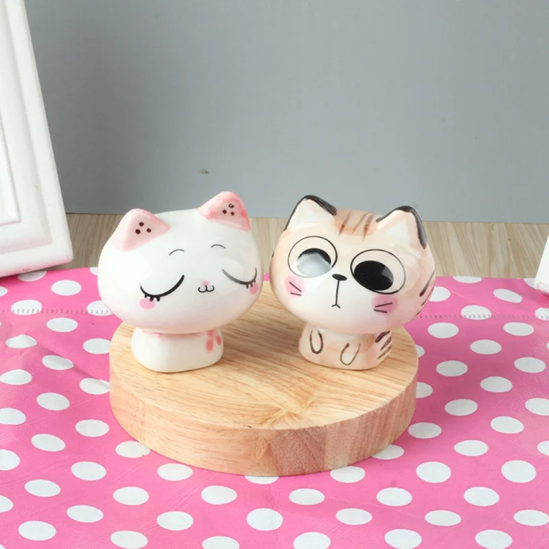Креативные керамические Chubby Cat украшения стол мультфильм Животные Дети Девочки