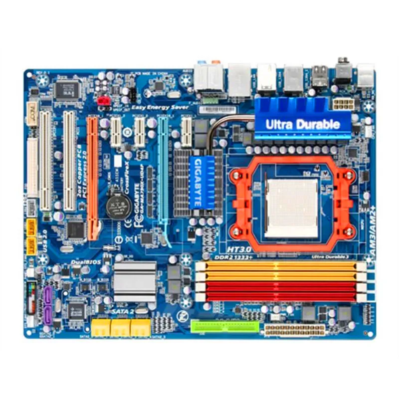 For Gigabyte GA-MA790X-UD4P Original Used Desktop Motherboard MA790X-UD4P 790X Socket AM2 DDR2 SATA2 USB2.0 | Компьютеры и офис