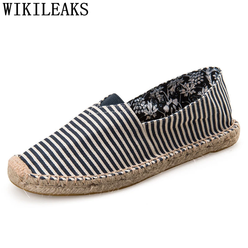 

Espadrilles Men Loafers Unisex Shoes Mens Shoes Casual Canvas Shoes Men Summer Sepatu Slip On Pria Chaussure Homme Buty Meskie