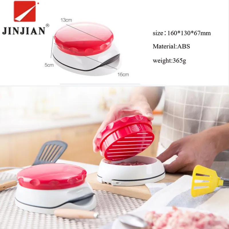 JINJIAN New DIY пресс инструмент для мяса гамбургеров Patty Maker бургеров из форма пищевого