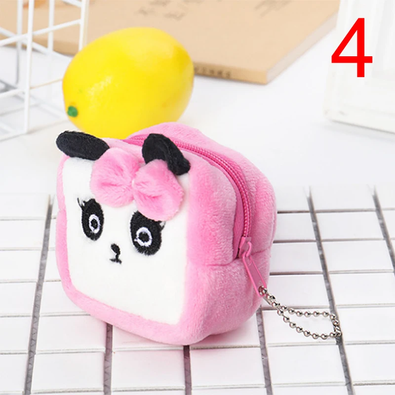 11 стилей, Лидер продаж, Kawaii, мультяшная панда/лягушка/птица, Детский плюшевый Кошелек для монет, кошелек на молнии, кошелек для девочек, для подарка