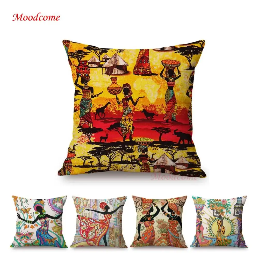 Цветочный Африканский женский черный танцевальный узор для дома декоративная