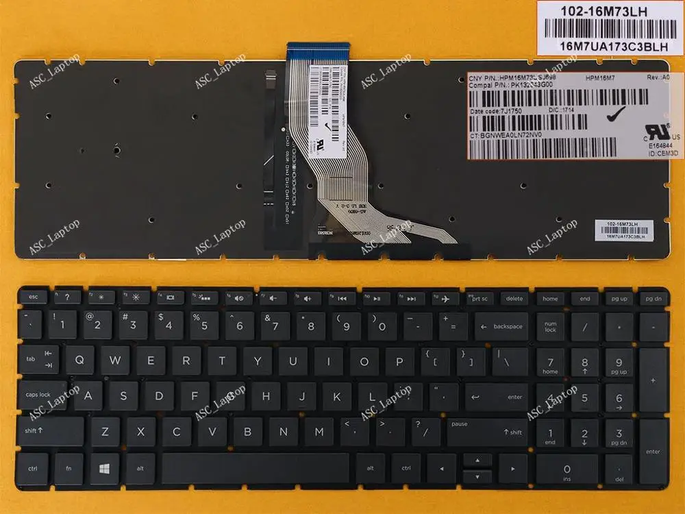Новая английская клавиатура для ноутбука HP 15 BS000 BS100 BS015DX BS016DX BS078CL черная без
