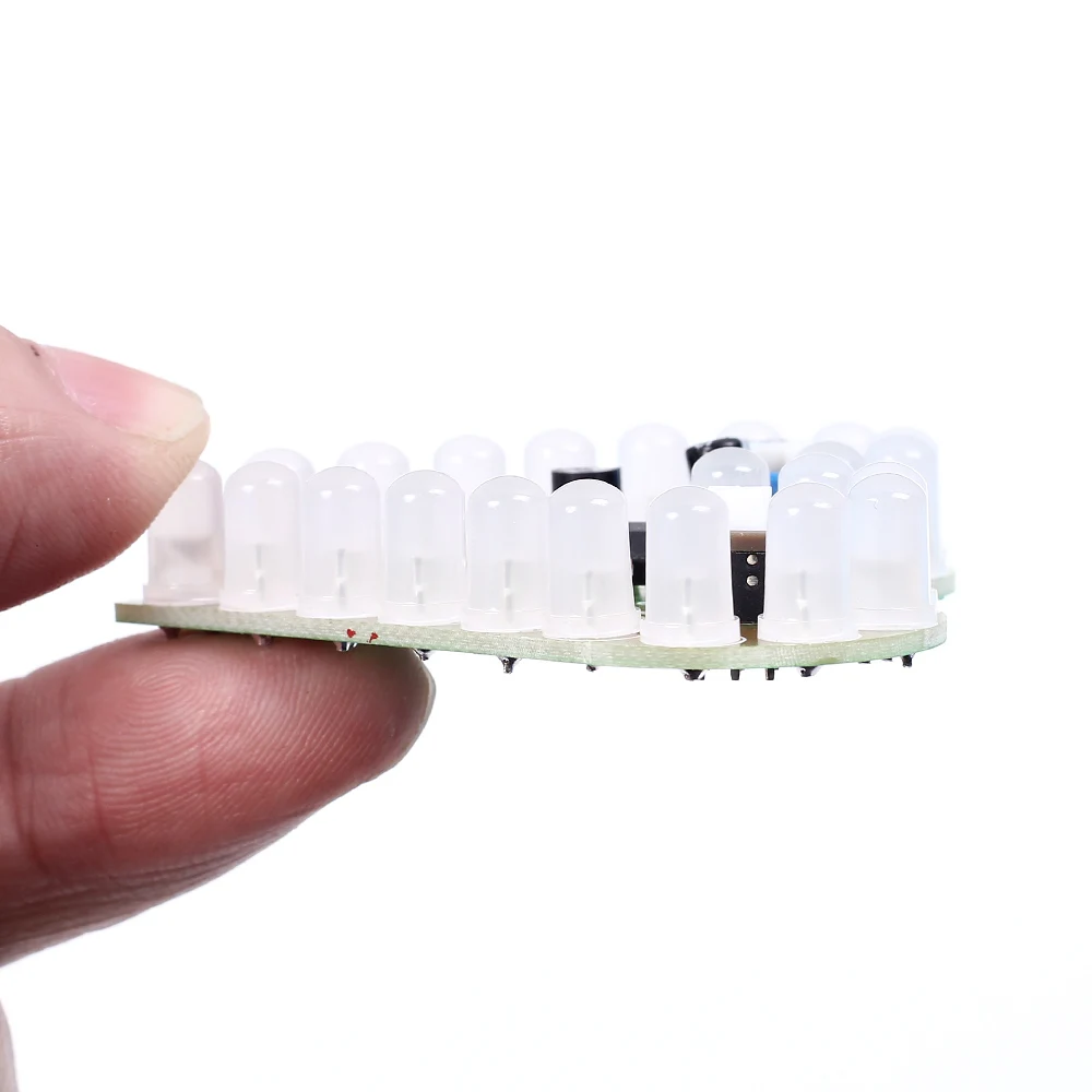 DIY Kit сердце Форма охлаждающаяся Лампа Комплект DC 4 V-6 V Дыхание светодиодный люкс Красный белого и синего цвета зеленый Сделай Сам электронный производство для обучения