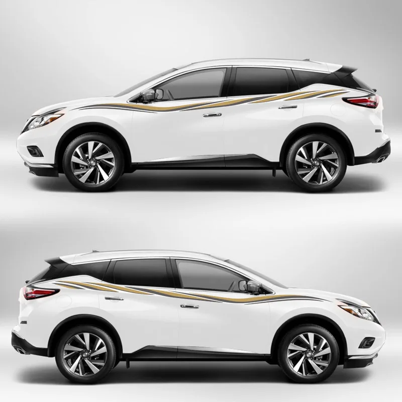 TAIYAO автомобильный Стайлинг, Спортивная наклейка для Nissan Murano Mark Levinson, автомобильные аксессуары и наклейки, авто стикер - Название цвета: White car