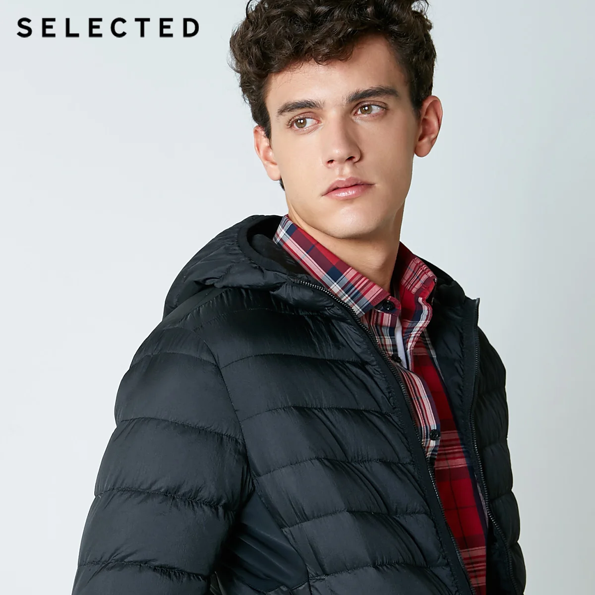 SELECTED Winter Down Jacket Blackrock New Male Duck Leisure Hooded Frivolous Short Coat A/W Warm Clothes S | 418412523 Мужская одежда
