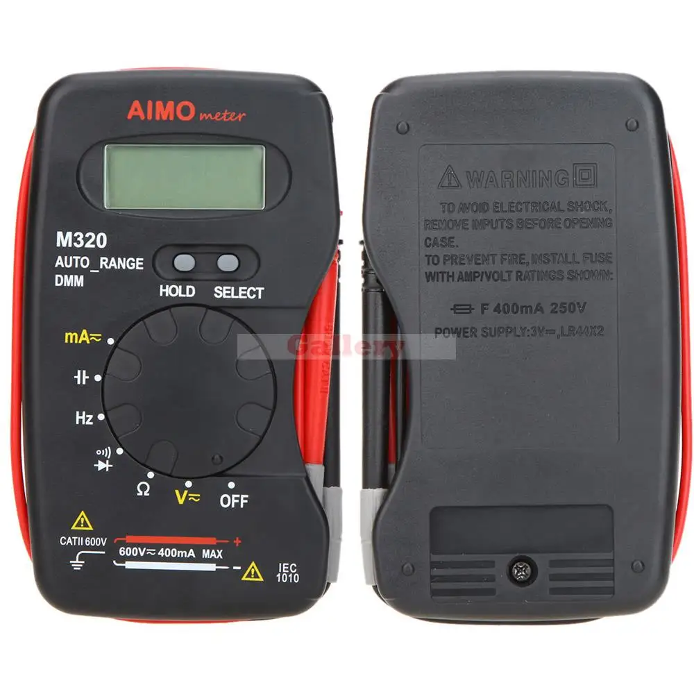 Цифровой мультиметр Aimo M320 Карманный ручной измеритель с ЖК дисплеем