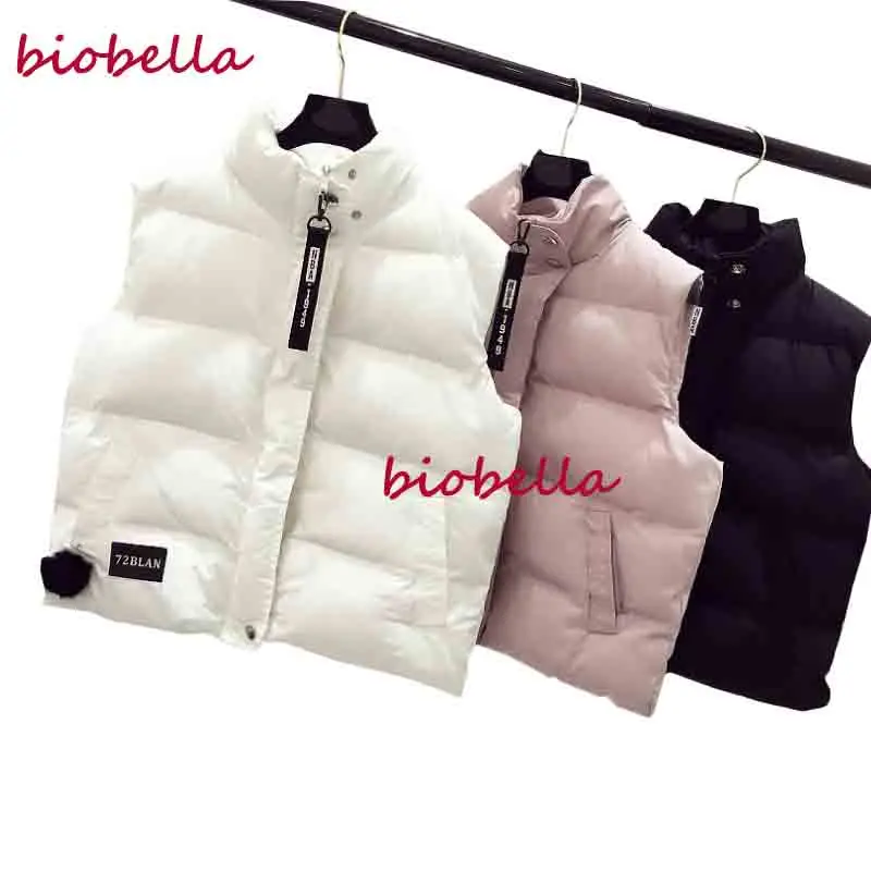 Biobella/Детские теплые модные зимние и весенние пальто для мальчиков и девочек; Осенняя верхняя одежда; зимний жилет для мальчиков и девочек; одежда для маленьких детей