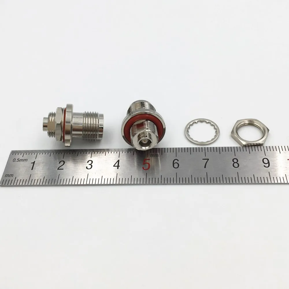 5 шт. Новый латунный TNC Гнездовой разъем к MCX женский Разъем RF коаксиальный