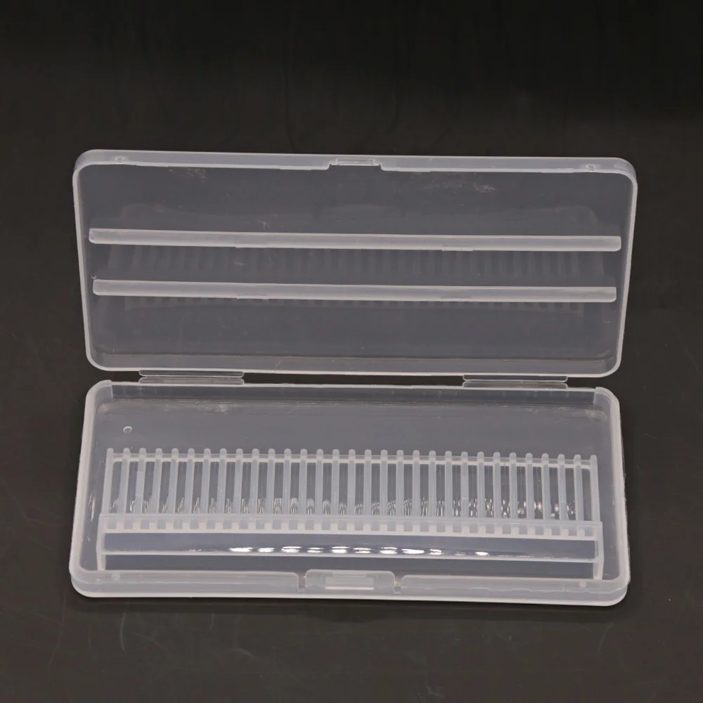 Ящик для хранения сверл ногтей подставка дисплея контейнер держатель фреза