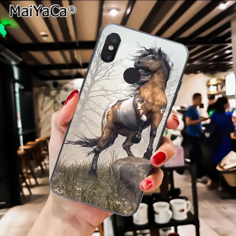 MaiYaCa животное лошадь Новинка чехол для телефона Fundas чехол для Xiaomi Redmi8 4X 6A Redmi Go Redmi5 5Plus Note7 8ProA1 A2Lite - Цвет: A12