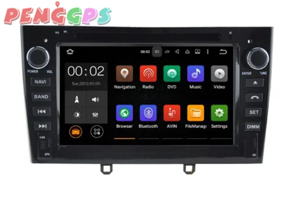 Автомагнитола на Android 8 0 7 1 DVD-плеер GPS-навигация для Peugeot 308 2007-2013 308SW 408 2011-2017