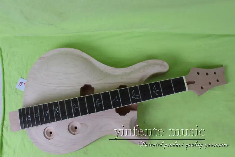 Новая высококачественная НЕОБРАБОТАННАЯ электрическая гитара 25 дюймов корпус