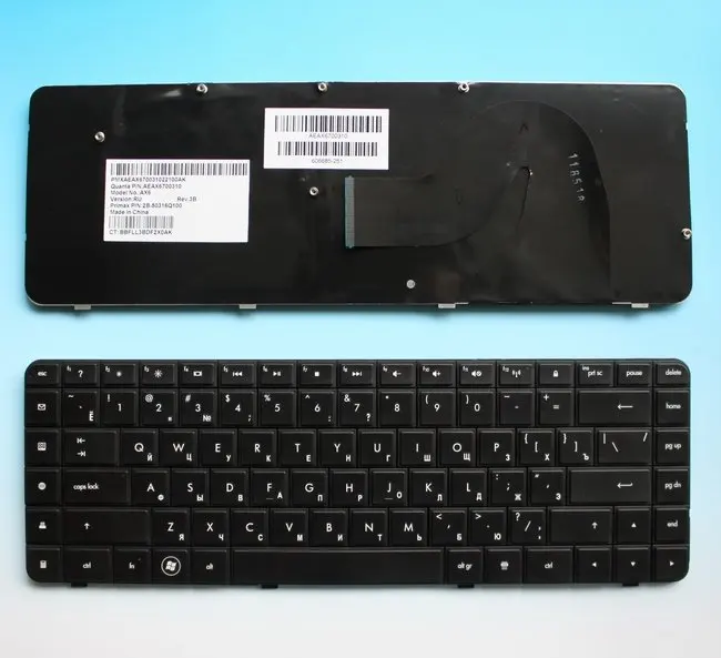 Бесплатная доставка Совершенно новые клавиатуры для ноутбука HP CQ62 black AEAX6700310