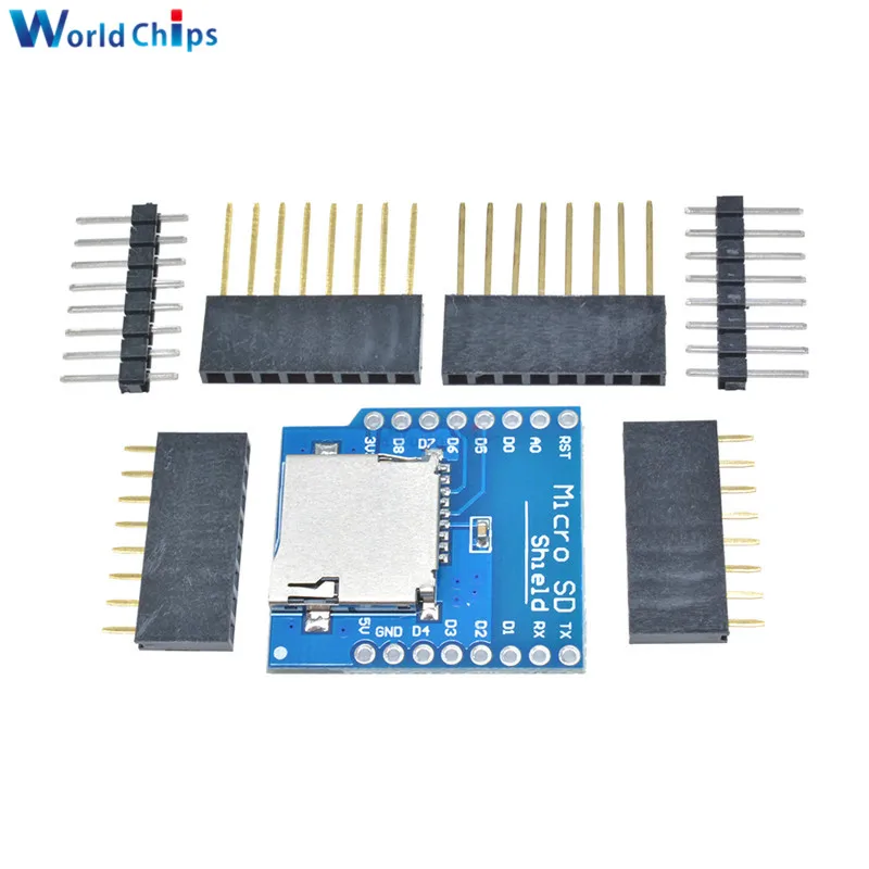 Щит для карты Micro SD WeMos D1 беспроводной модуль Arduino Mini TF Wi Fi ESP8266|shield sd|shield for arduinoarduino sd