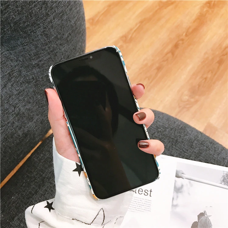 Лак мультфильм цветы Маргаритка чехол для телефона для iphone XS Max X XR 8 7 6 S Plus 5 5S SE задняя крышка модные Жесткие ПК-Чехлы Ретро Capa