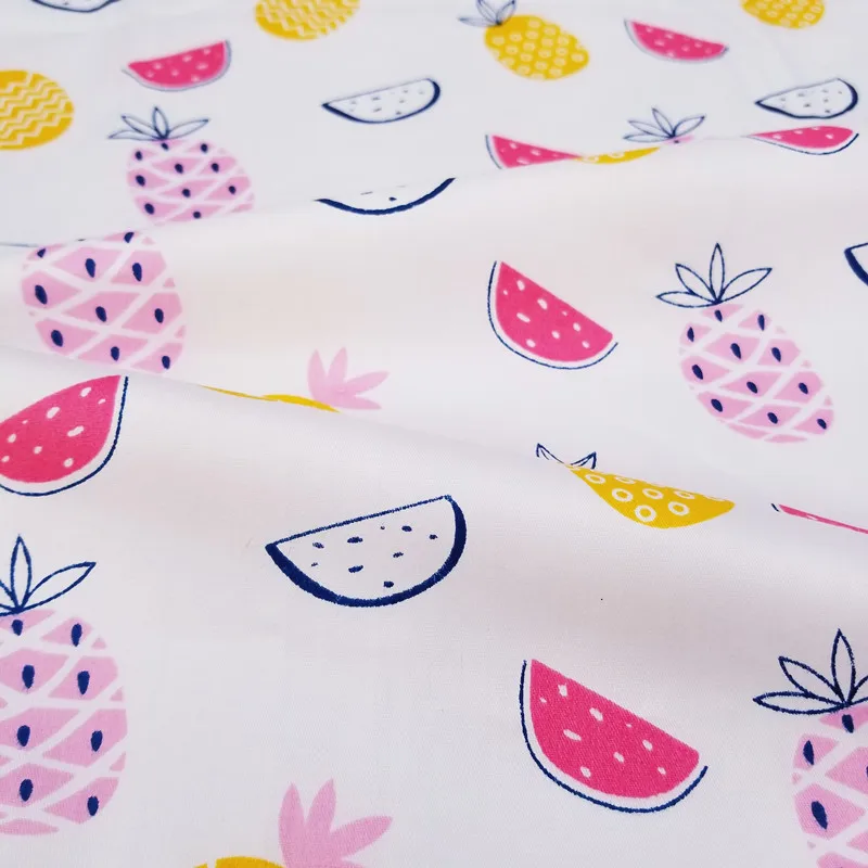 Изготовитель: Meter ткань с принтом ананасов новинка детская 100% хлопчатобумажная