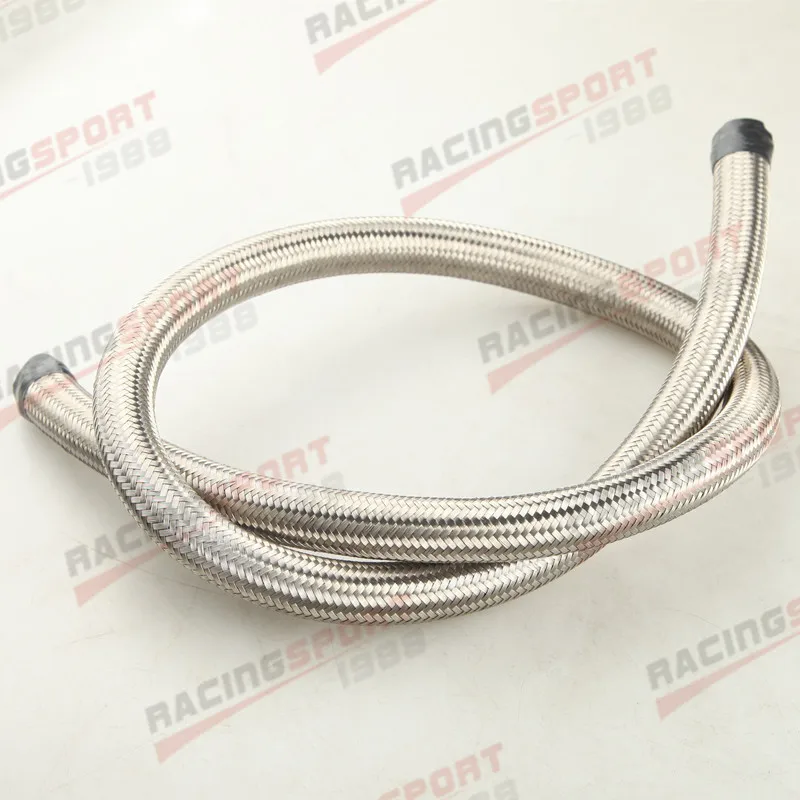 

-16AN AN16 Stainless Steel Double Braided 1500 PSI Oil Fuel Gas Line Hose