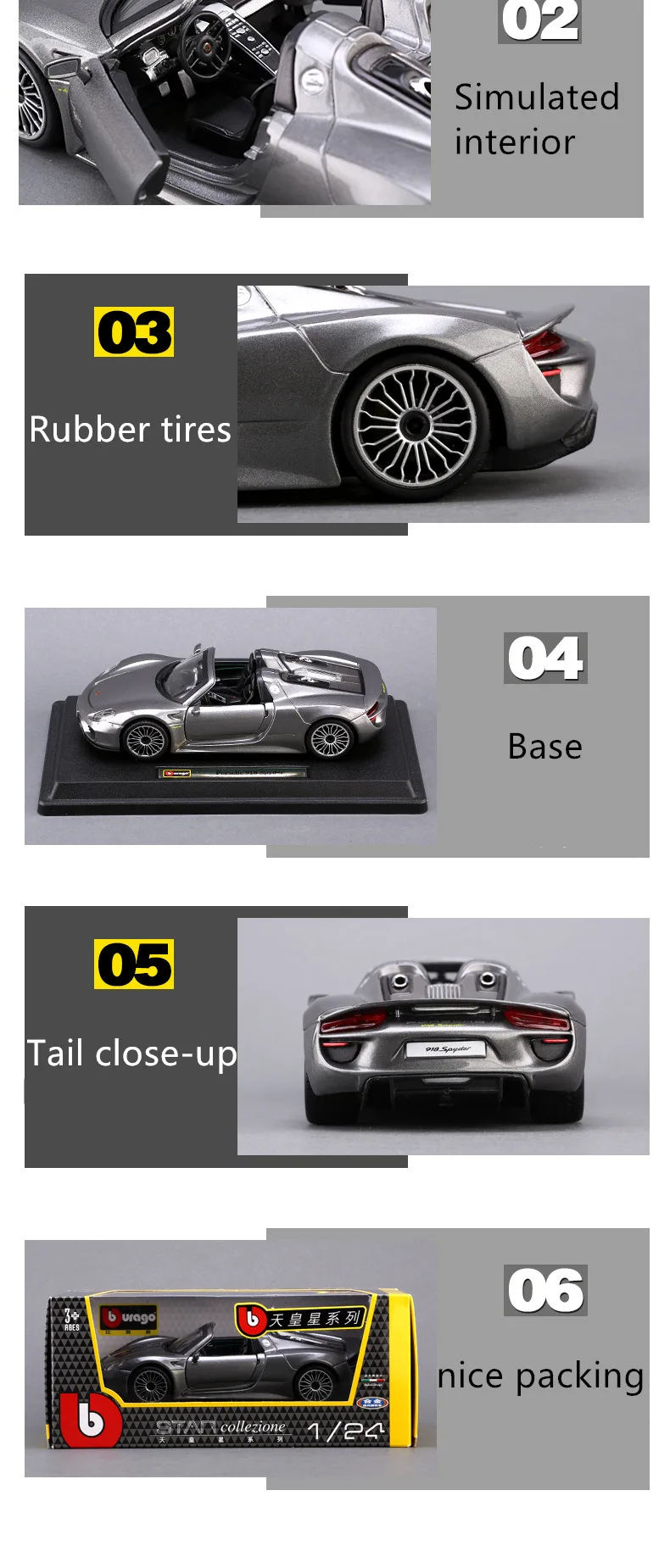 Bburago 1:24 Porsche Macan имитация сплава Модель автомобиля ремесла Коллекция украшения игрушки инструменты подарок