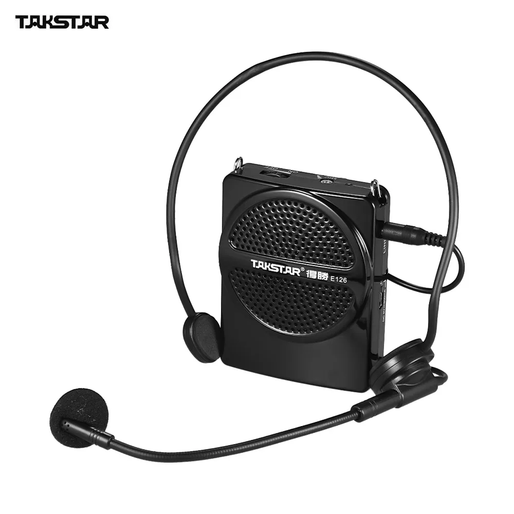 TAKSTAR E126 мини талии подвесной усилитель Портативный Динамик Отличный звук для обучения/проведение экскурсий/мероприятий на свежем воздухе/промотирующие эмблемы