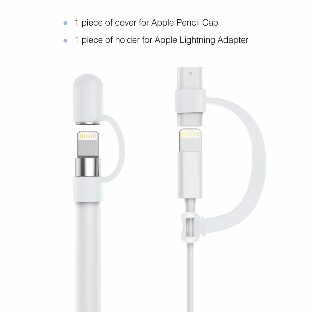 Держатель крышки карандаша для крышки карандаша Apple, силиконовые резиновые шапочки держатель для iPad 9,7 Pro Apple карандаш ручка Хранитель крышки