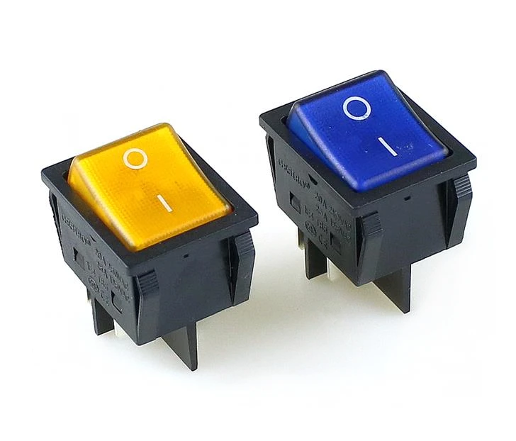 Светодиодный светильник KCD4 с подсветкой 4-Контактный Выключатель DPST 20A/250V 25A/125V AC |