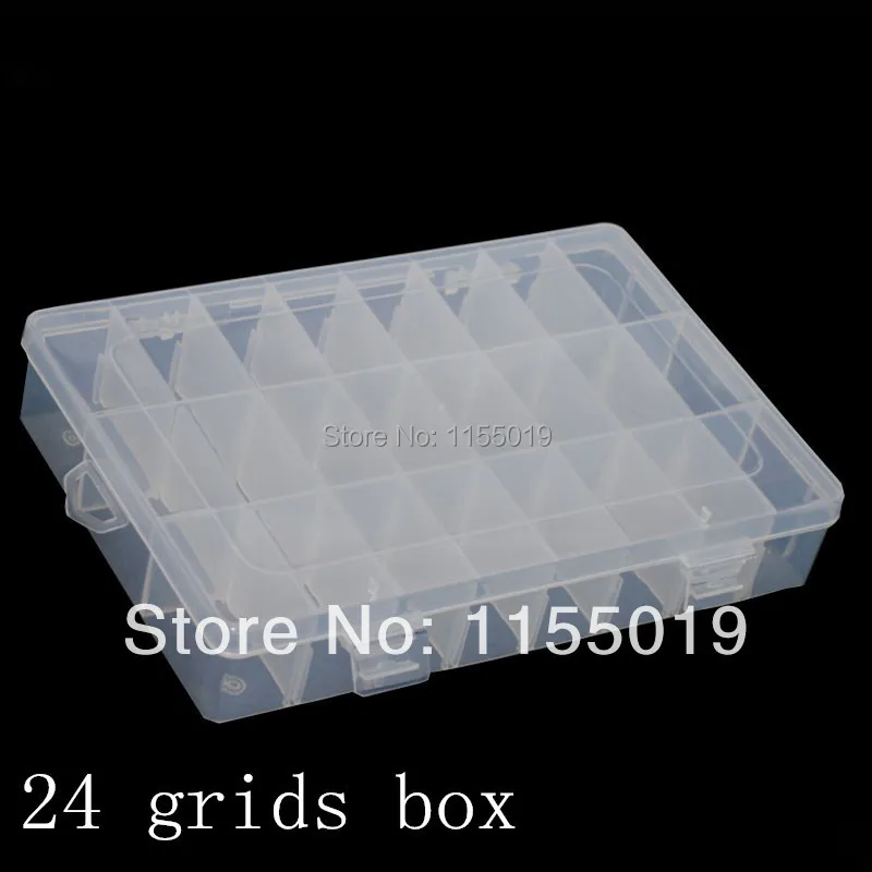 Цена по прейскуранту завода 24 Сетки Регулируемая пластиковая коробка Пикап