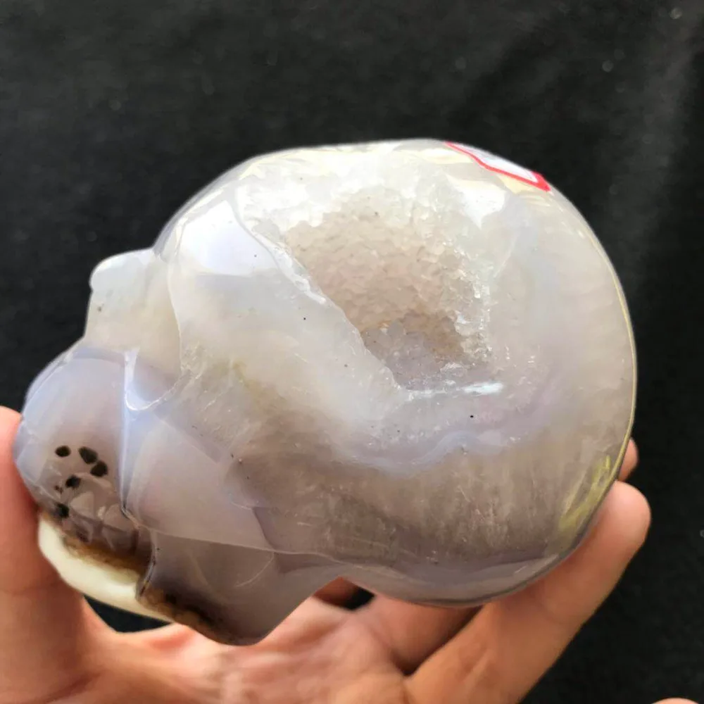 Дешево 0 57 кг потрясающий природный агат геодезический кварц исцеляющий кристалл