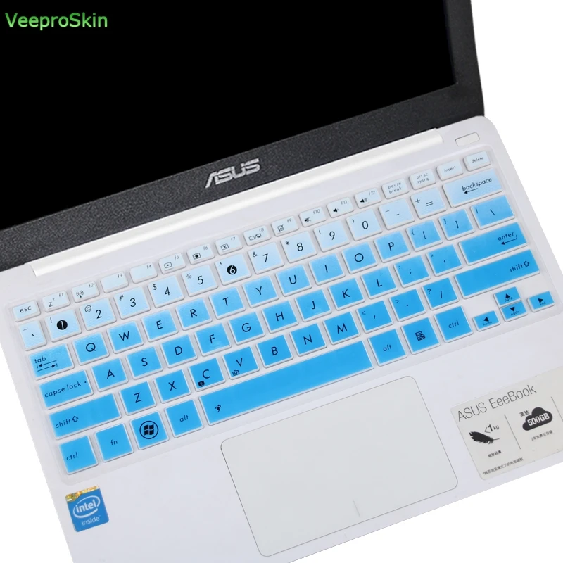 Для Asus Vivobook 11,6 12 E203NAS200E E200HA X200CA X200MA K200MA X202E X205TA F202E F200MA 11,6 ''чехол для клавиатуры ноутбука кожи