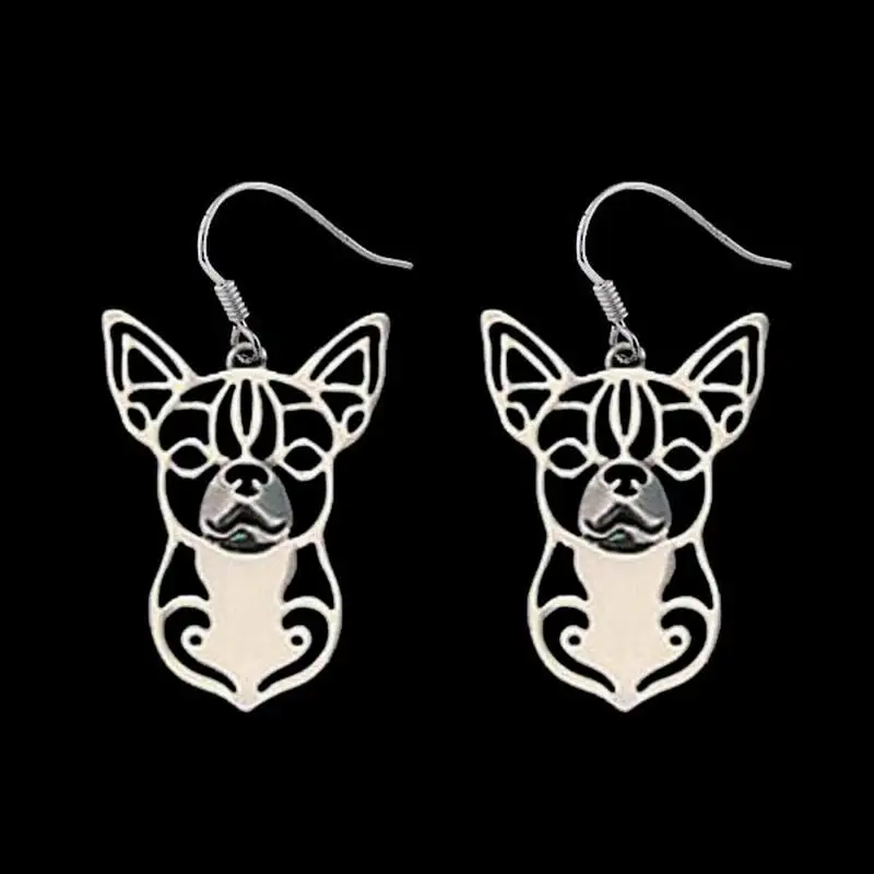 

Fashion Alloy Dog Earrings Jewelry Women's Chihuahua Animal Earrings