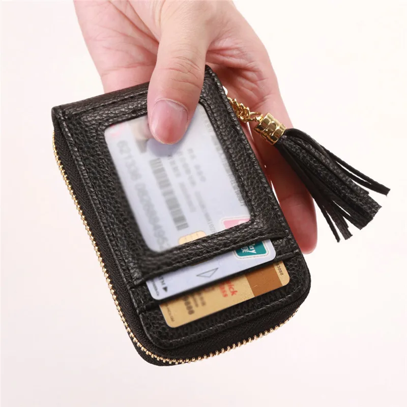 Мужской и Женский кошелек многофункциональный кожаный для монет модный мини на