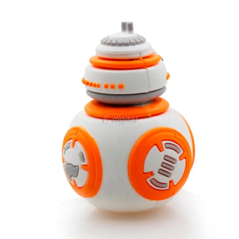 Звездные войны BB-8 usb флэш-накопитель 32 ГБ Флешка 64 ГБ флеш-накопитель 128 МБ мультфильм USB флэш-карты памяти палка usb диск