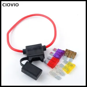 CIOVIO 20pcs medium blade Auto fuse +1pcs waterproof auto Fuse Holder