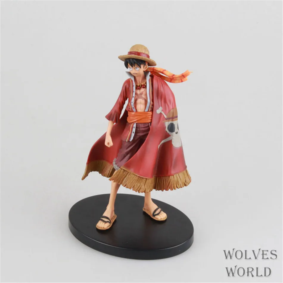Аниме Chanycore цельные фигурки из ПВХ новый мир Луффи красный Вер 17 см|doll model|one pieceanime