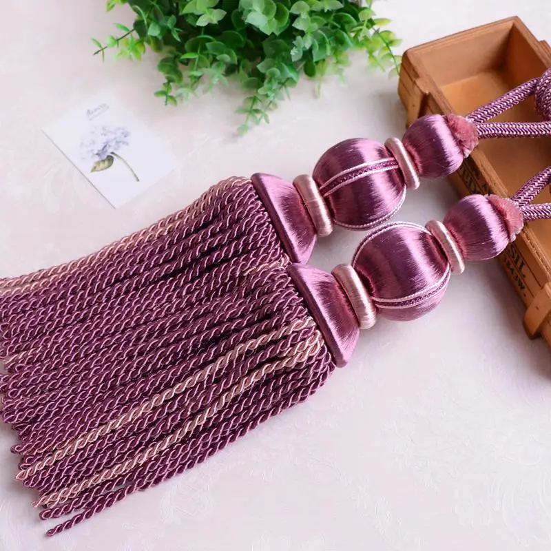 Зажимы для штор на окно дома 2 шт./лот аксессуары подвесной ремень с шариками