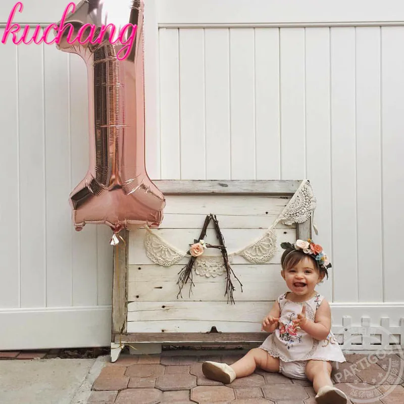 40 дюймов роза фотоэлемент Свадебный день рождения номер 0 9 Гелиевый шар