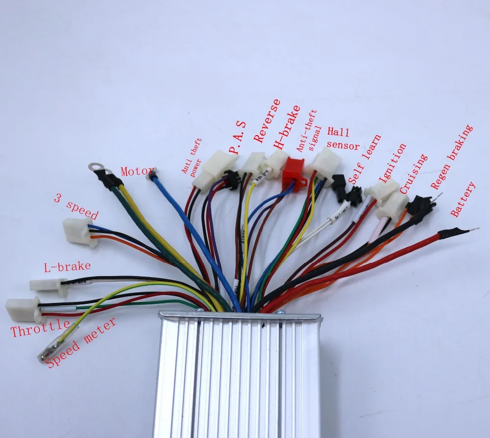 Greentime 72V 1500W 45Amax BLDC мотор Скорость контроллер 15 MOSFET Электрический велосипед двойной режим отображения контроллер