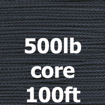 500lb core 100ft 100lb-1200lb прочная кевларовая плетеная леска для рыбалки, кемпинга, снасти, кайт, леска, домашняя, для прогулок, шнур - Цвет: 500lb core 100ft