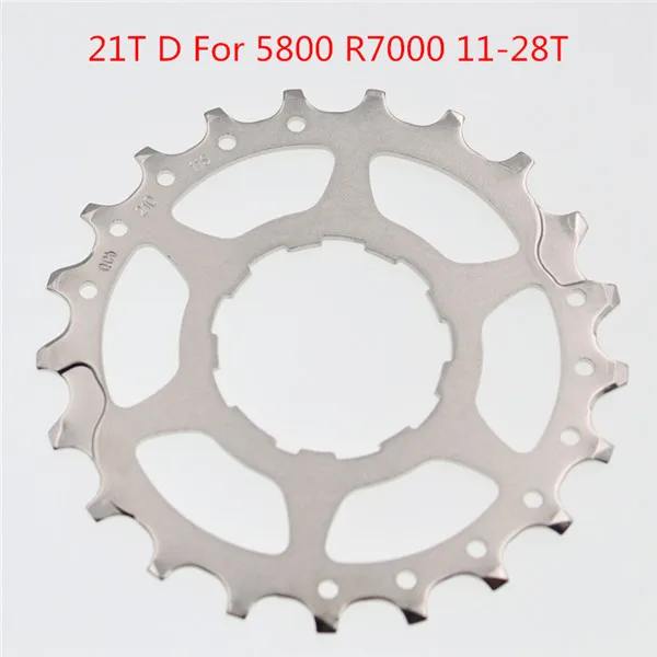 21T D for 5800 11-28 Shimano Ultegra 6800 кассета Звездочка CS-6800 R8000 5800 11 скоростей маховик запчасти замок Кольцо Звездочка колеса - Цвет: 21T D for 5800 11-28