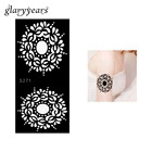 1 шт. гирлянда хна трафарет для татуировки рисунок цветок для леди рука ноги тело искусство татуировки шаблоны Аэрограф живопись мода S271