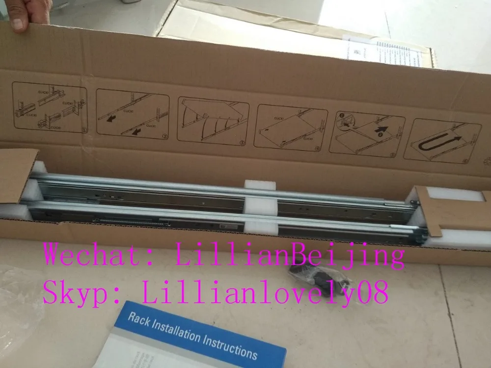 2U статический комплект направляющих для сервера R730 R720 R530 R520 R510 R830 R820 крепления