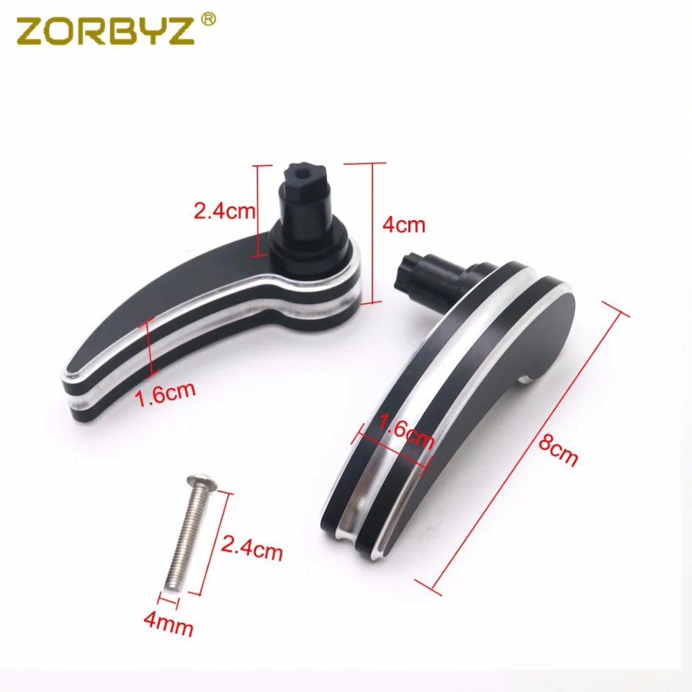 ZORBYZ 1 комплект черный край Обрезанные гонки седла крышка подъемник защелки