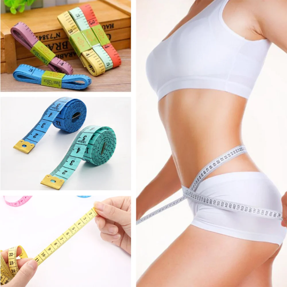 5pcs Waist Ruler Body Measuring Tape Colorful Sewing Tool Soft 150cm Children Height Portable Stationery Tailor | Канцтовары для