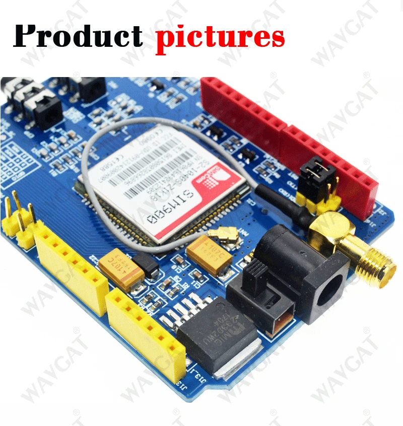 WAVGAT SIM900 850/900/1800/1900 МГц GPRS/GSM модуль макетной платы комплект для Arduino