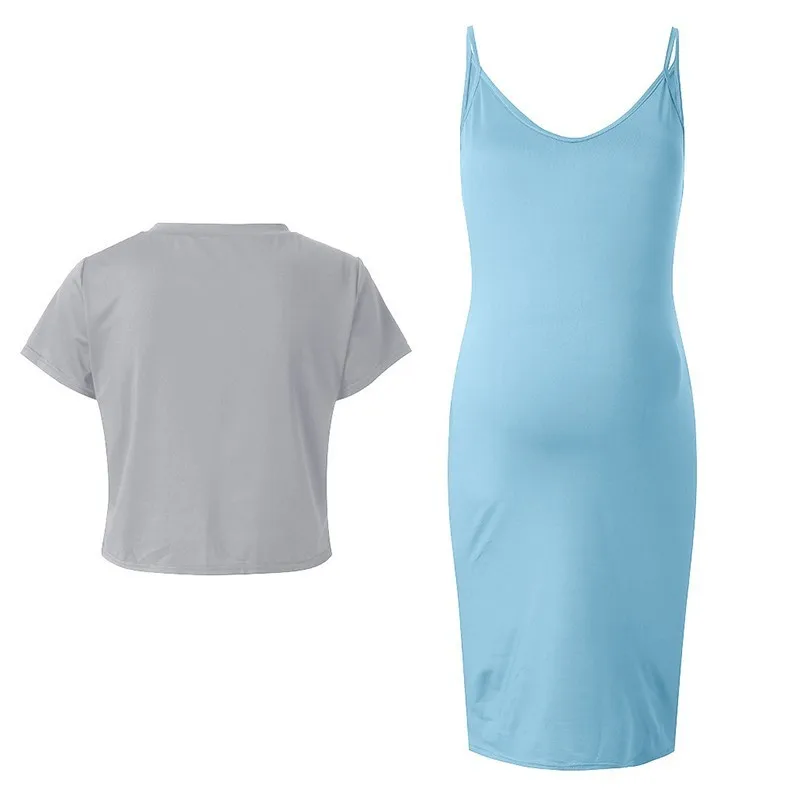 Женское облегающее платье ENXI с короткими рукавами для беременных|Платья| |