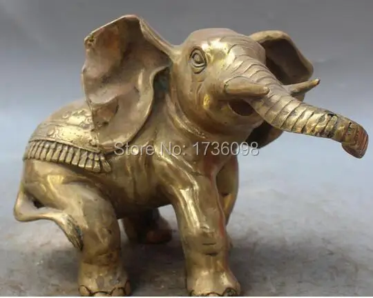 Бесплатная доставка 10 &quotЛаки Китайской Народной Бронзовый фэншуй Благоприятный