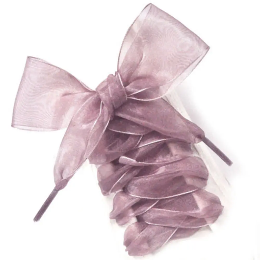 dark pink Gootrades/1 пара, 110 см, модные женские шнурки на плоской подошве, шелковая атласная лента, теннисные туфли с кружевами, спортивная обувь с кружевным бантом - Цвет: dark pink