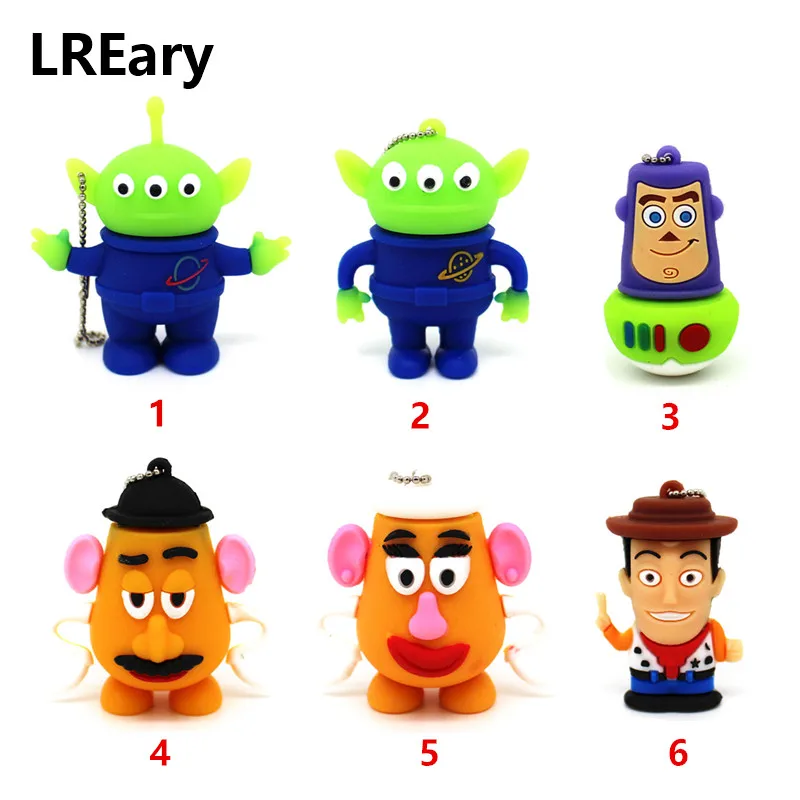 USB флеш накопители с героями мультфильмов 4 ГБ 8 16 32 64 ГБ|USB флэш-накопители| |